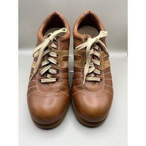 Camper Mens Pelotas Brown Leather Lace-Up Comfort Sneaker Shoes Size US 9 EU 42